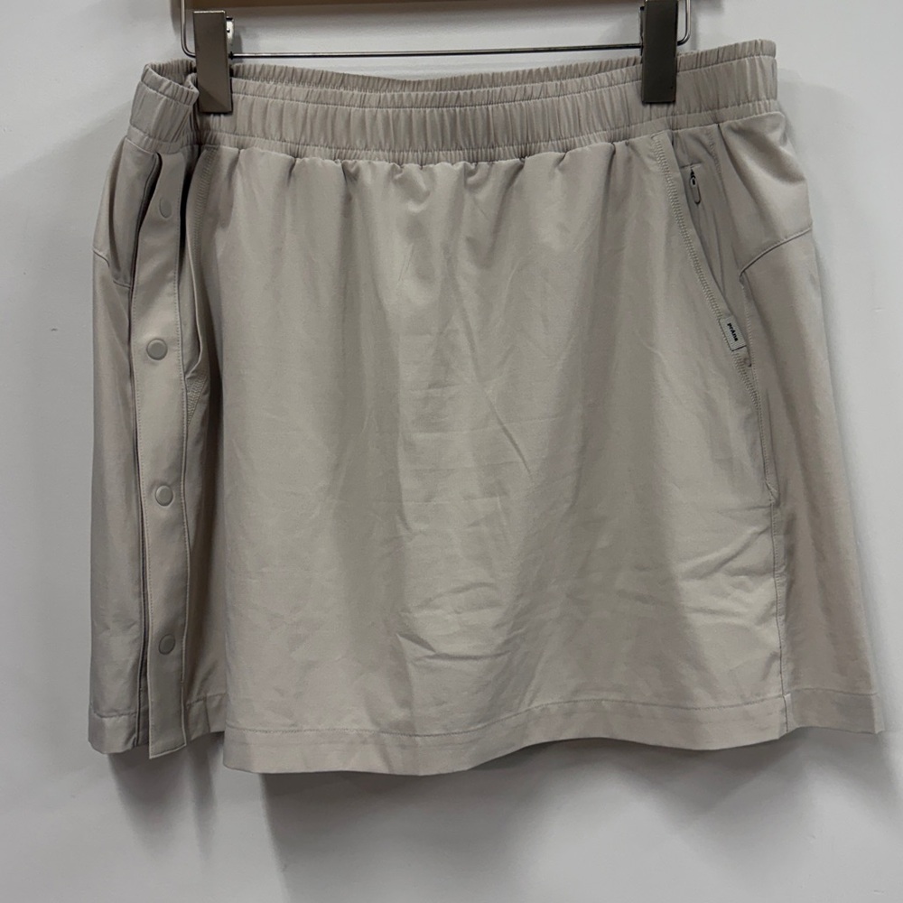 Prana Railay Snap Up Skort - cream Athletic Sporty Outdoors xl - Picture 1 of 6
